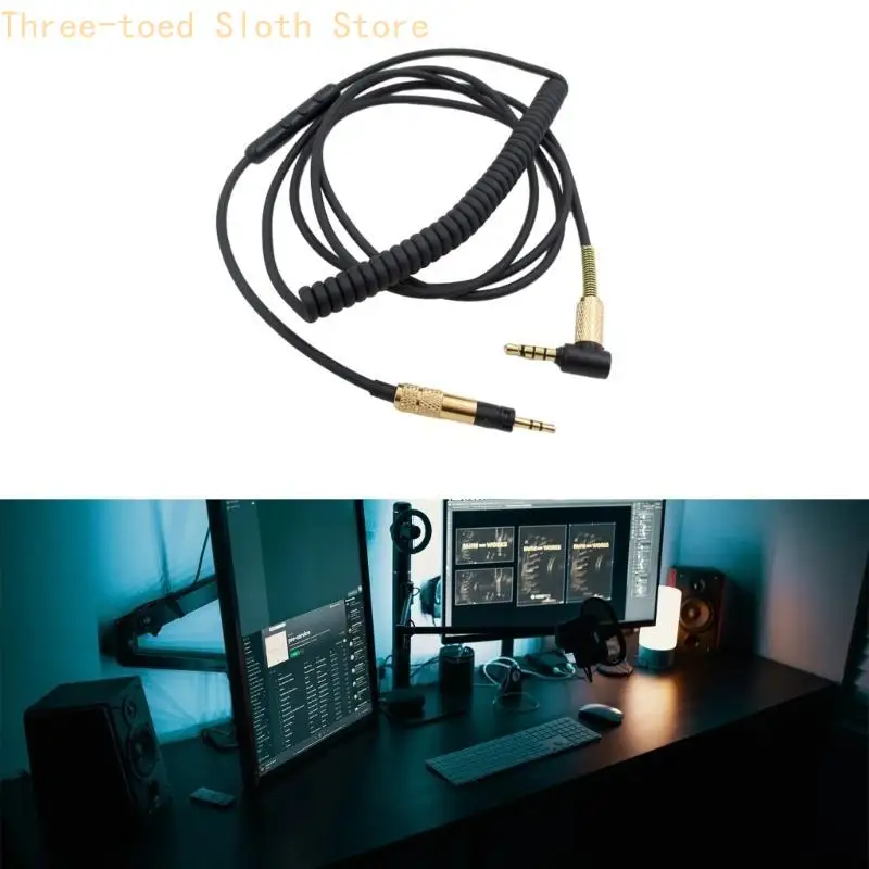Audiokabel für HD4.30/HD400/HD4.40/HD4.50 Kopfhörerkabel Original vergoldetes Kopfhörerkabel E74A – Detail 4
