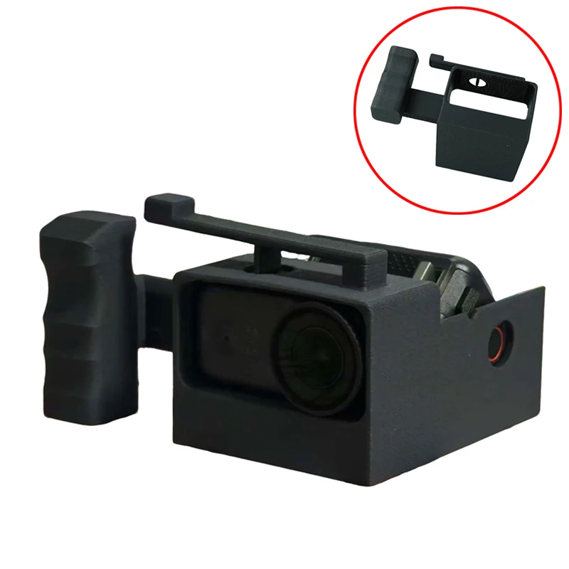 1PCS Integrated Shooting Handle Protective Case Portable Shutter Button Street Photography Accessory for DJI NANO Action Camera
