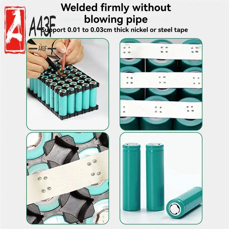 

A43F-12V Spot Welder Module With Welding Pen Intelligent Spot Welder Control Board Set For Lithium Battery 18650