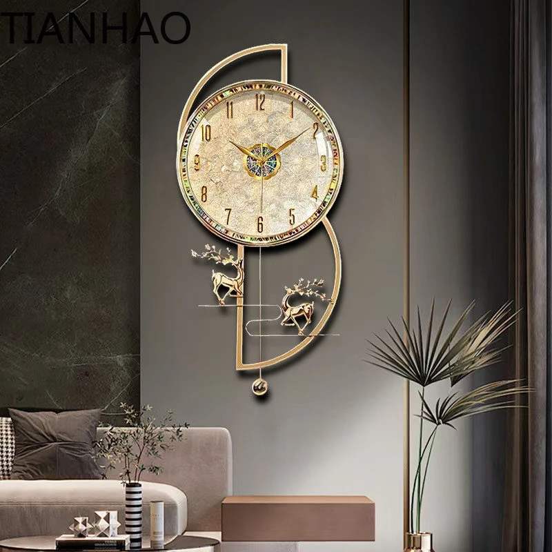 Xenomorph for Wall Clocks for Home Decor Minimalist Metal Design Aesthetic Wall Watch Simple Fashion Restaurant Reloj Pared