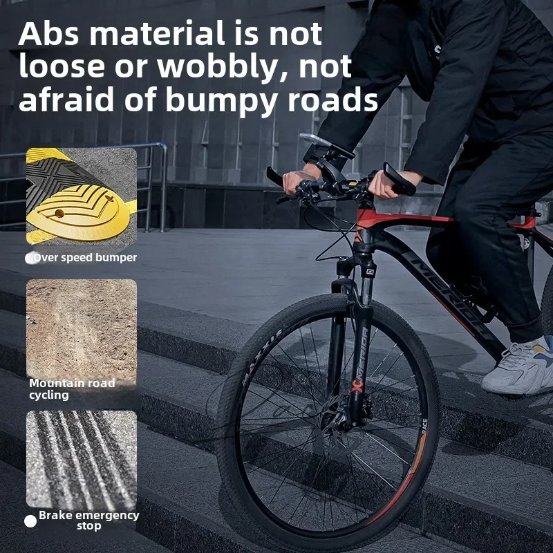 Mountain bike mobile phone holder, special anti-shake shock absorption fixed frame for riding, bicycle road