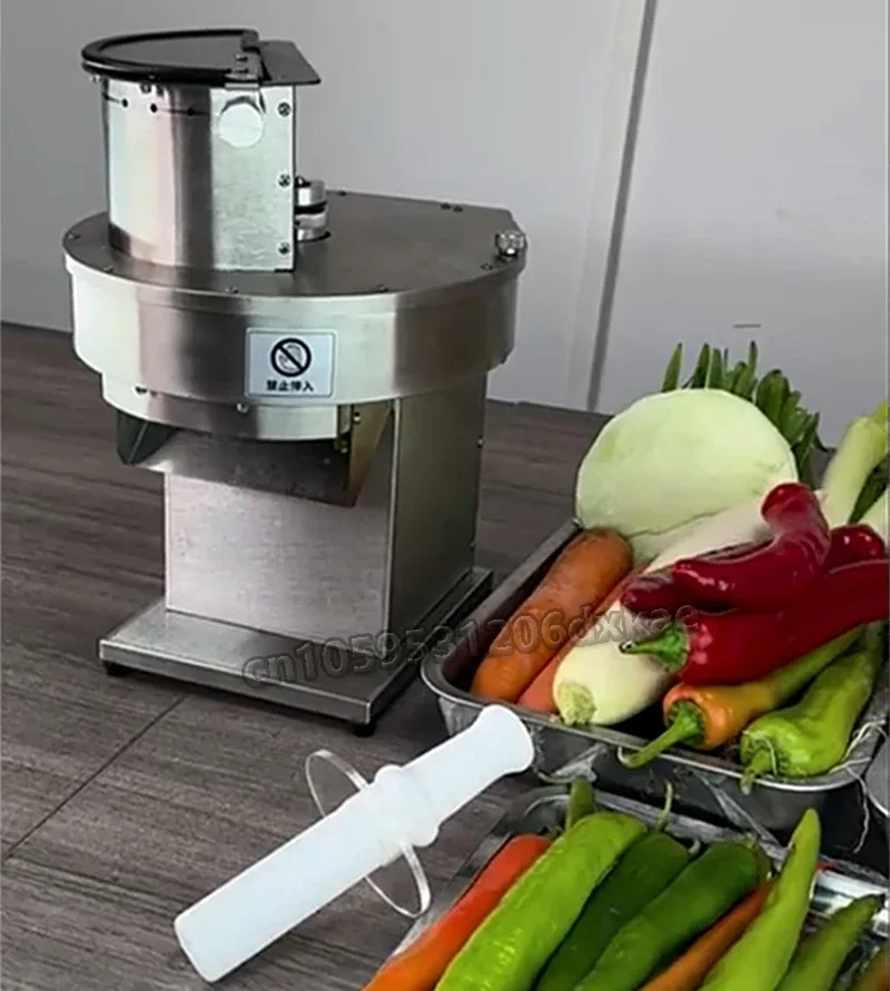 220V/110V Electric Vegetable Fruit Slicer Machine Slicing Machine with Shredder Blade for Home Use Vegetable Processing Machine