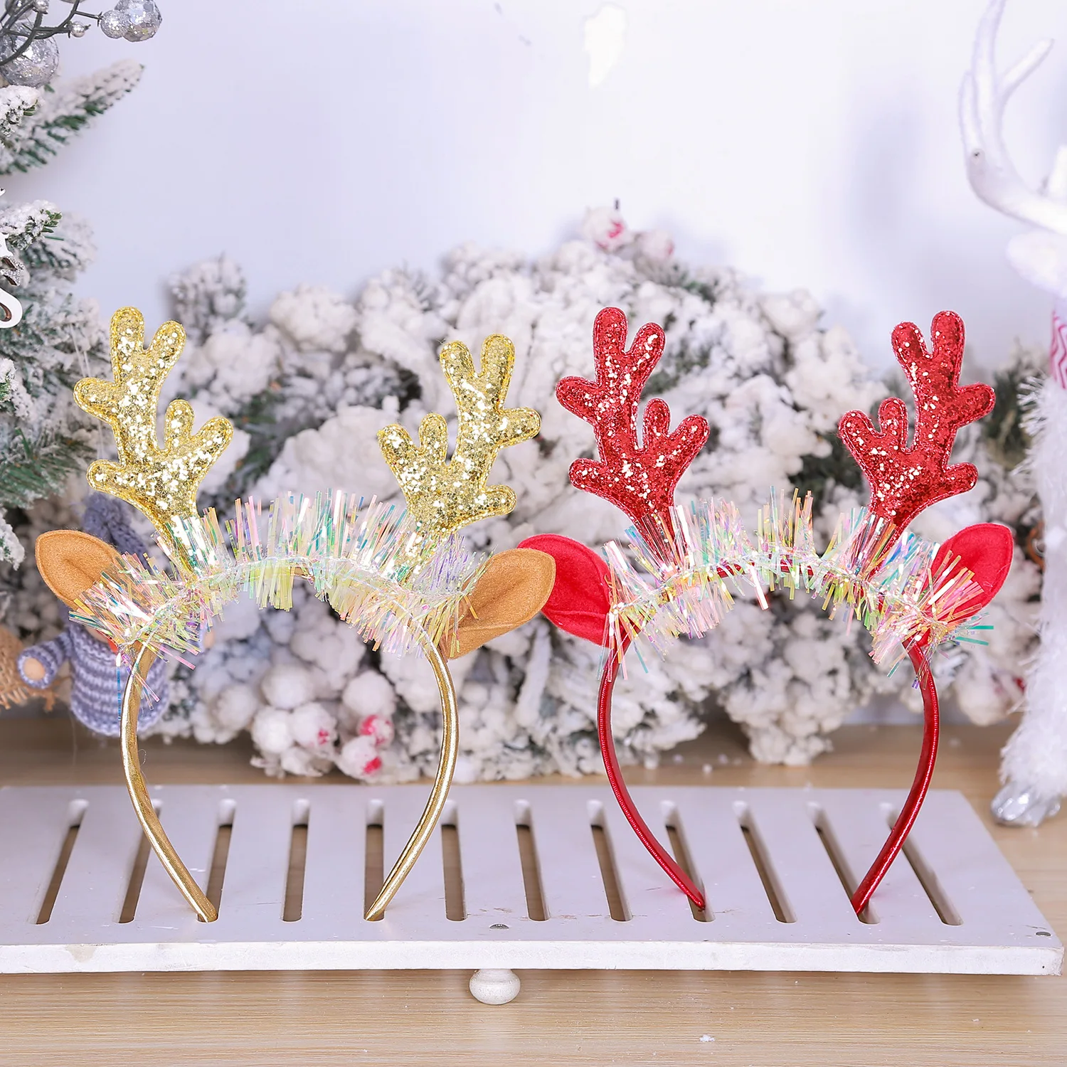Рождественский ободок с оленьи – обзор и цена Reindeer Antlers Headband