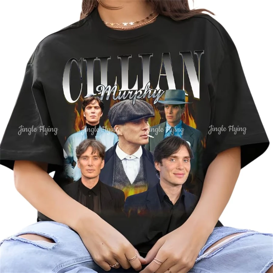 ​Cillian Murphy Vintage Graphic 90s Tshirt Actor Homage Unisex Bootleg Tee