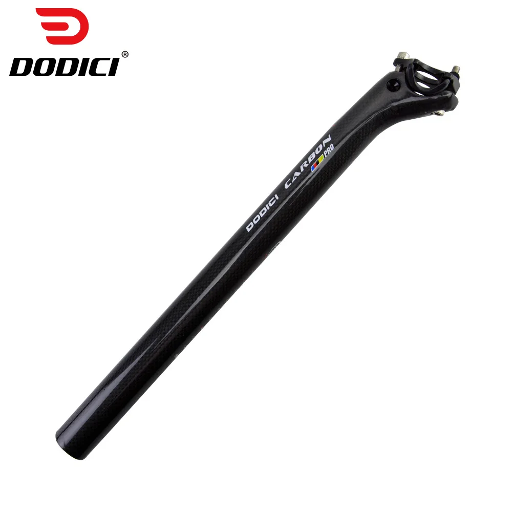 

DODIC full carbon fiber rear floating seat post 3K bright mountain road bike seat tube bicycle seat post 31.6*400