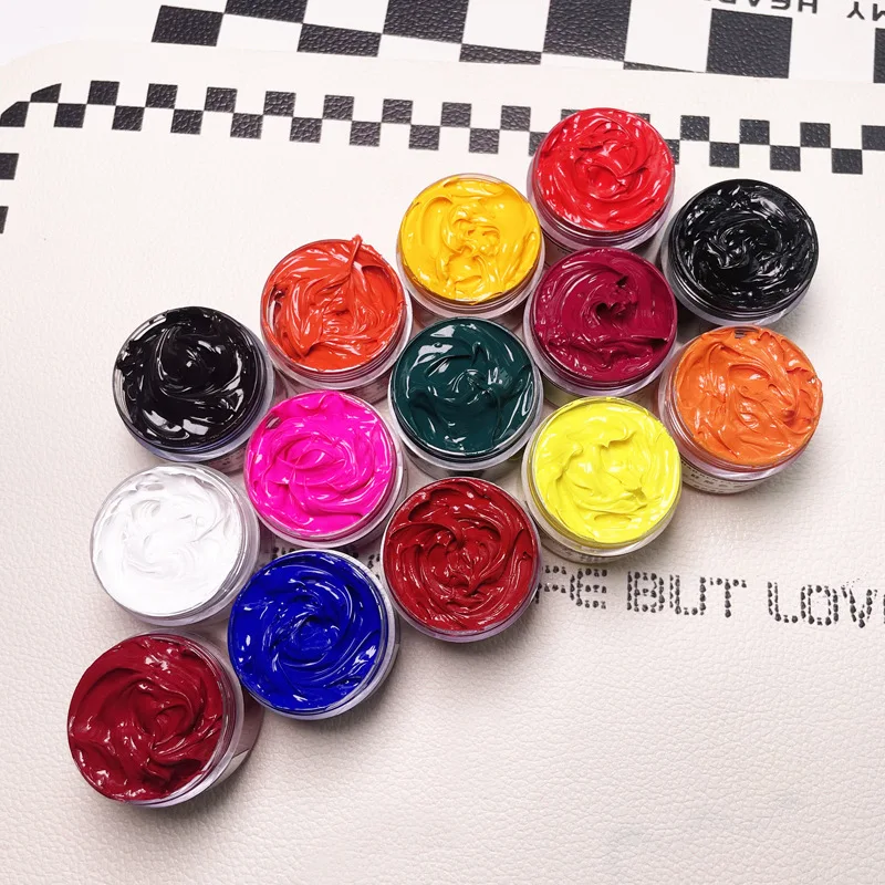 30g/Bottle 21Colors Silicone Color Paste Oil Based Cream Color Paste Macarone Pigment DIY Pinch Glue AB Silicone Coloring