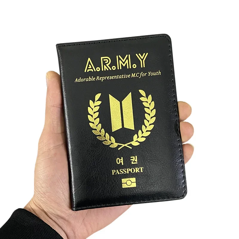 PU Leather Passport Cover Document Cover ID Card Travel Passport Holder Travel Acceessory Protective Credit Card Case