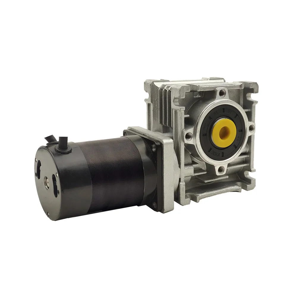 

100W 57mm Brushless DC Motor 24V with worm gearbox 5:1/7.5:1/10:1/15:1/20:1/25:1/30:1/40:1/50:1/60:1/80:1 reducer BLDC 3phase