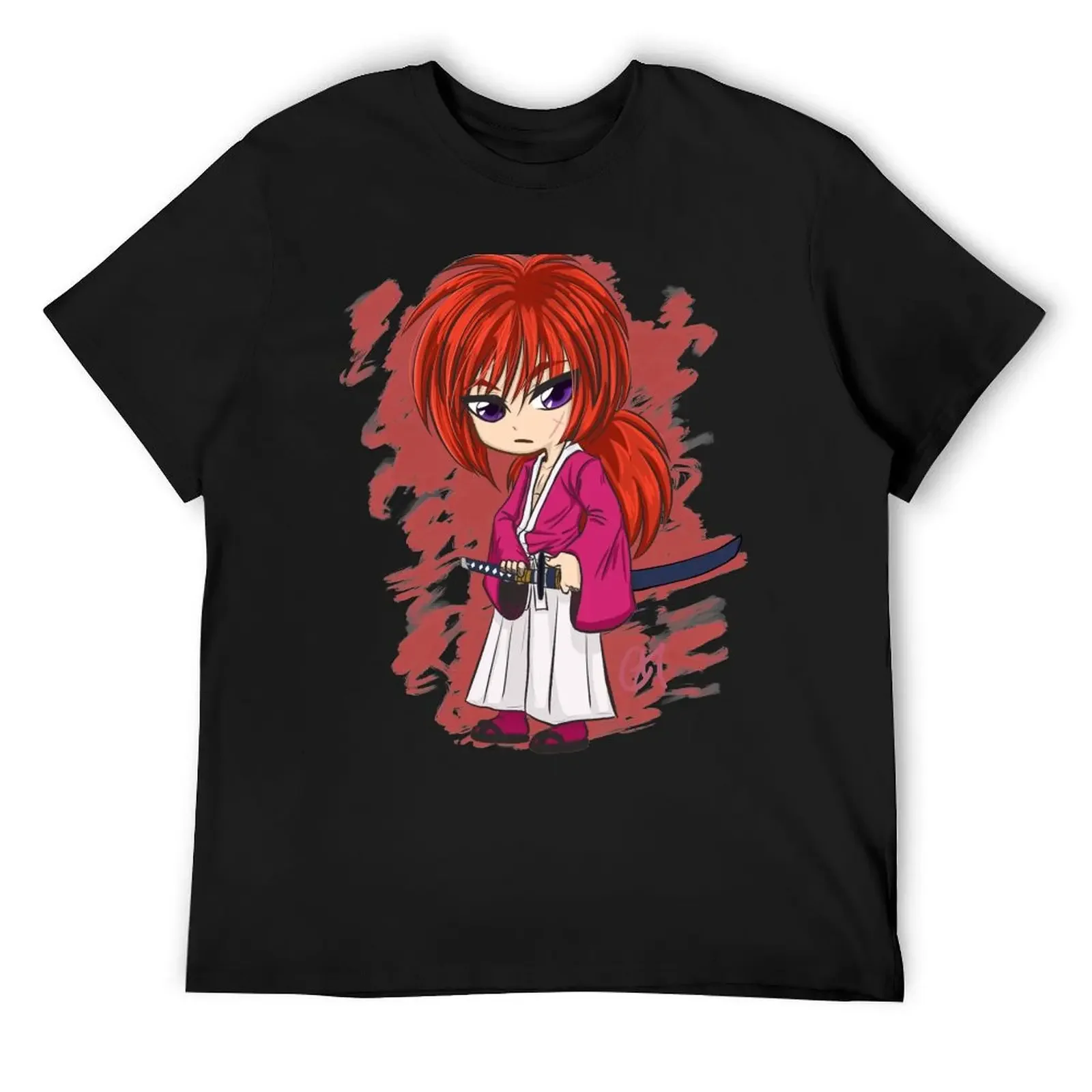 

Rurouni Kenshin - Kenshin Himura T-Shirt Personalized t-shirt plus size tops oversized t shirt plus size clothes Men's clothing