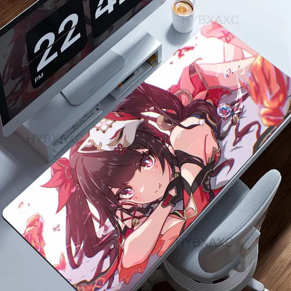 Sparkle Honkai Star Rail Mouse Pad Cute HD Desk Pad Extended Gaming Keyboard Mat Large 90x40cm XXL Game Mouse Pad HYBXAXC