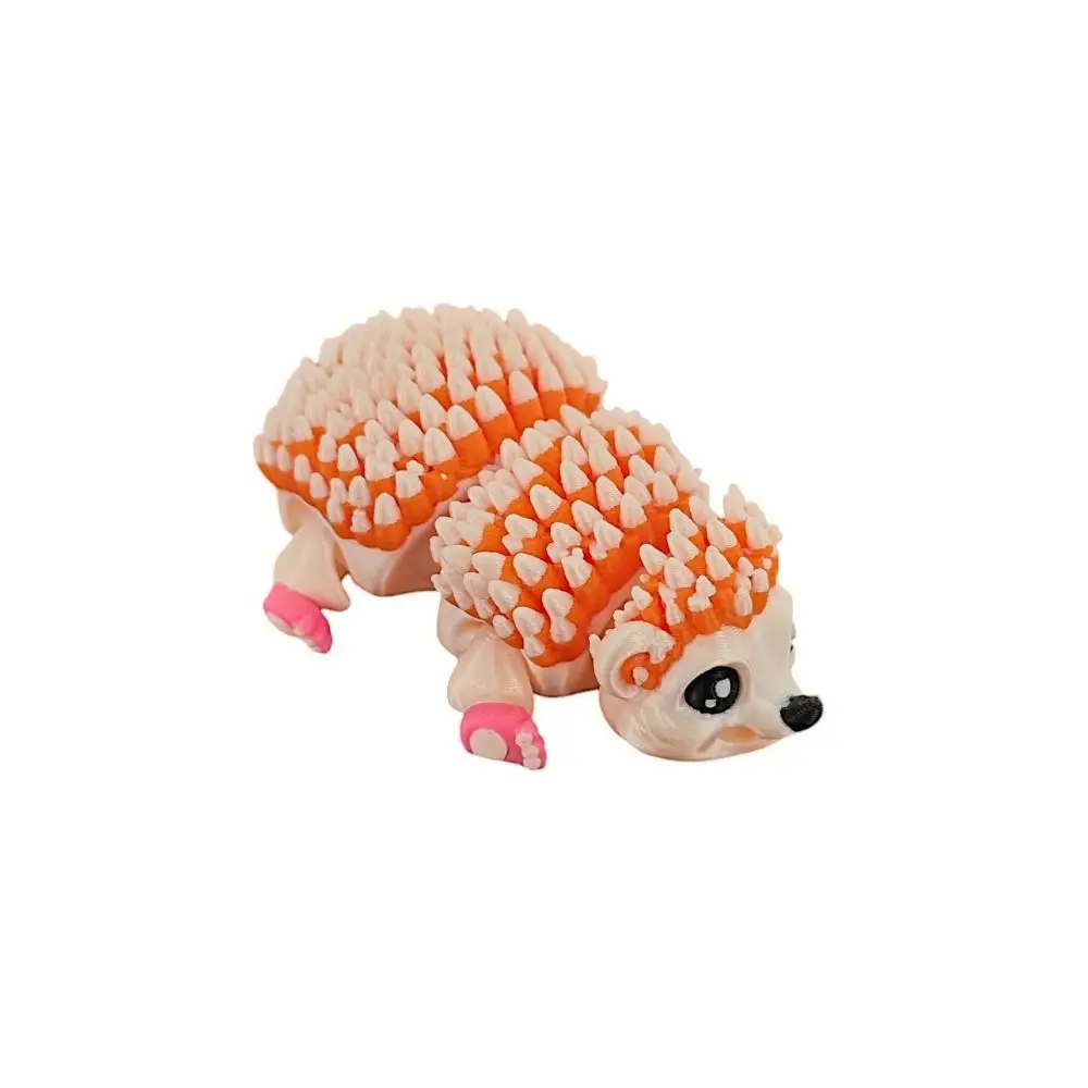 Movable Joints Mini 3D Printing Hedgehog Cartoon Realistic Hedgehog Sculpture Figurine Handicraft 3D Printed Hedgehog Toy