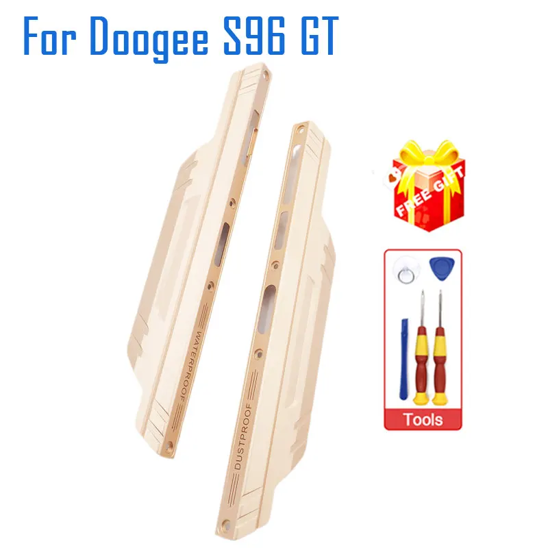 

New Original DOOGEE S96 GT Rear Battery Cover Sidebar Middle Metal Piece Left and Right Decorative Parts For DOOGEE S96 GT Phone