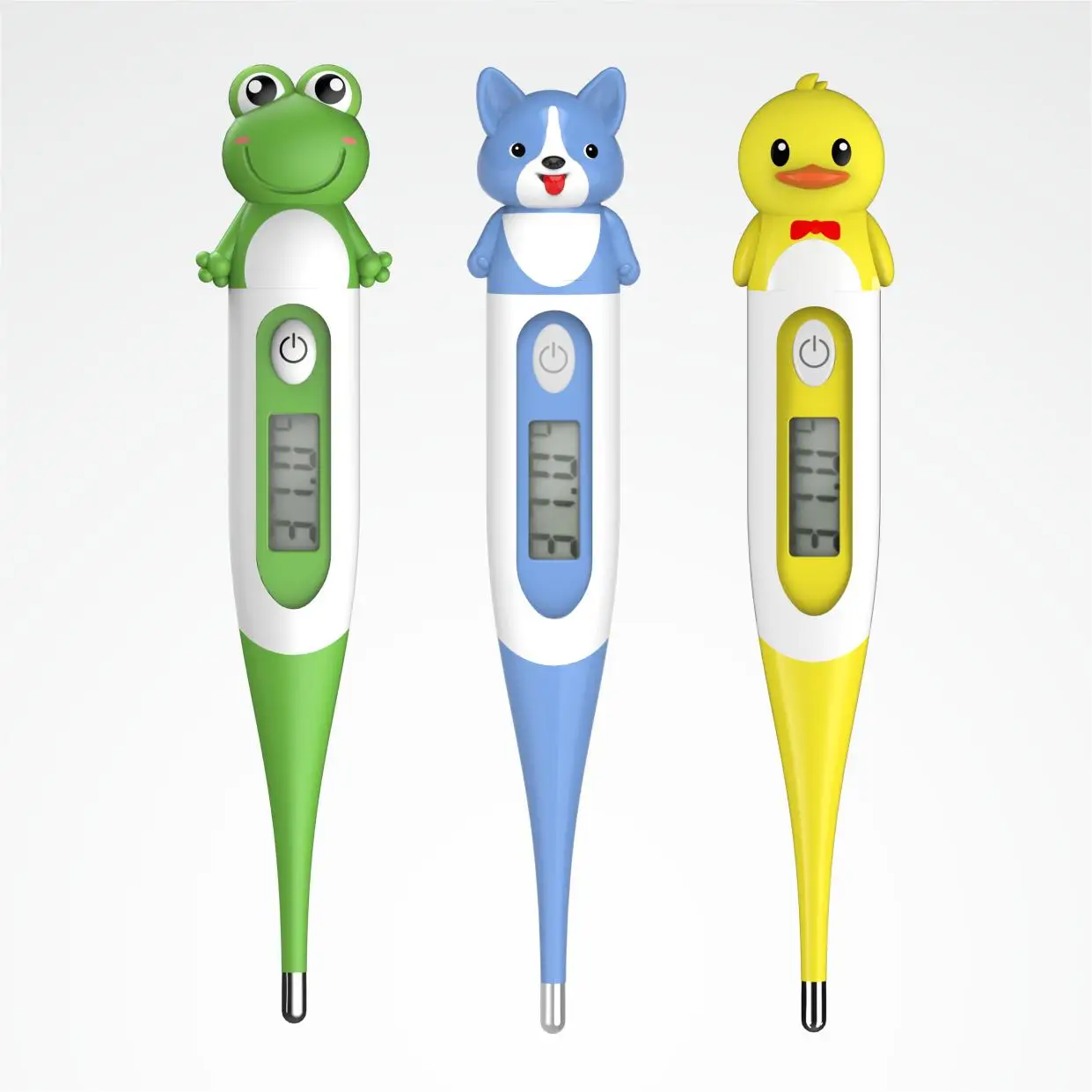 Cartoon Digital Thermometer Flexible Household Temperature Measurement for Infant Kid Adult Accurate Fever Clinical