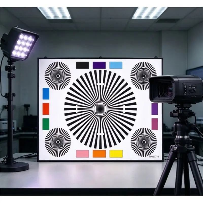 VELIF-Lens Focus And Resolute Test Chart,A Professional Tool Designed For Calibrating Focus Accuracy,Evaluate Image Quality.