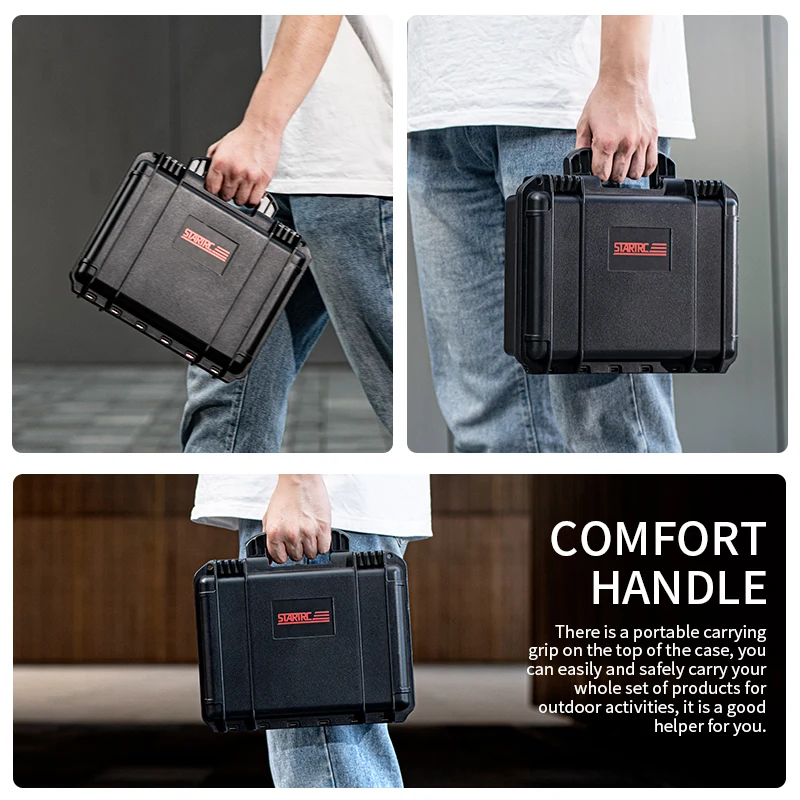 

STARTRC Camera Accessories 2 Layers Portable Travel Hard Case For Insta360 X4 Accessory Carrying Case Storage Waterproof Box