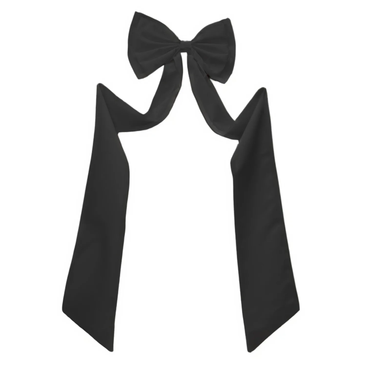 Satynowy tren ślubny z kokardą, odpinany dodatek do sesji zdjęciowych, na przyjęcie, ślub, akcesoria ślubne