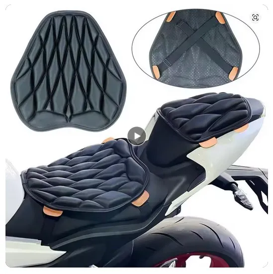 Universal Motorcycle Seat Pad 3D Comfort Gel Seat Cover Sunscreen Insulation Waterproof EVA Breathable Shock Absorbent wholesale