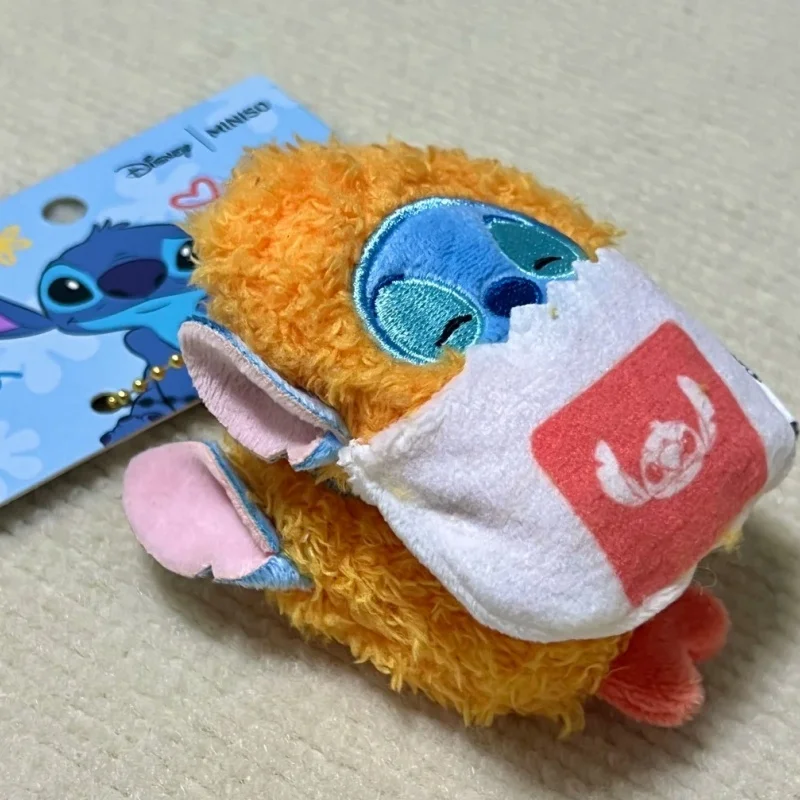 حقيقية الكرتون غرزة الروبيان المقلي أفخم المفاتيح قلادة الكرتون Kawaii دمية على ظهره معلقة حلية ديكور لعبة هدية لطيف