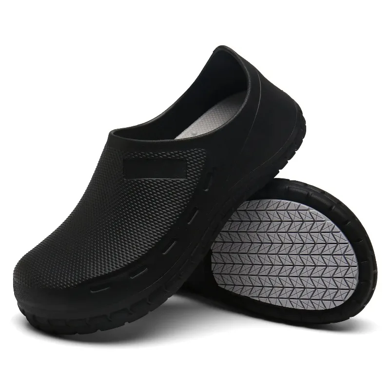 Unisex Shoes Lightweight EVA Loafers Waterproof Oil-proof Kitchen Work Shoes Men Women Chef Shoes Unisex Casual Loafers Footwear