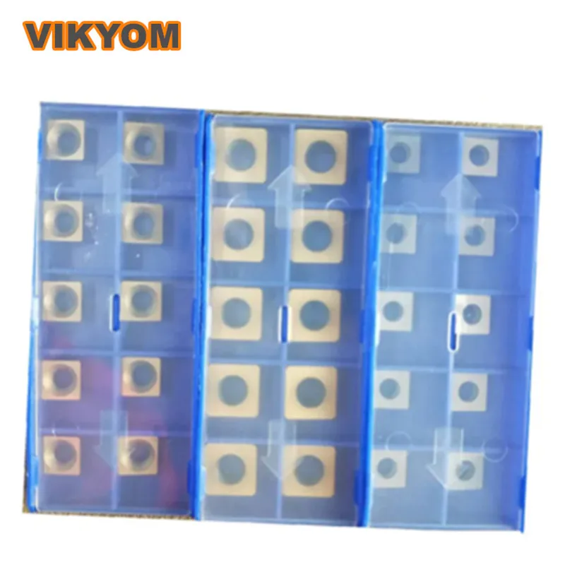 10Pcs 12.7x12.7x4.8mm With 5.3mm Hole Chamfering Machine Cutter Carbide Inserts 9.5x9.5mm CNC