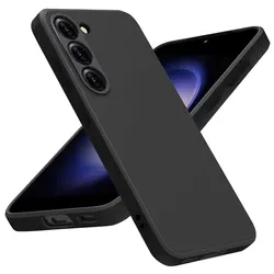 Shockproof Stylish Case for Samsung Galaxy S23 Ultra S22 Liquid Silicone Black Protective Cover For Samsung S24 Plus S21 S20 FE