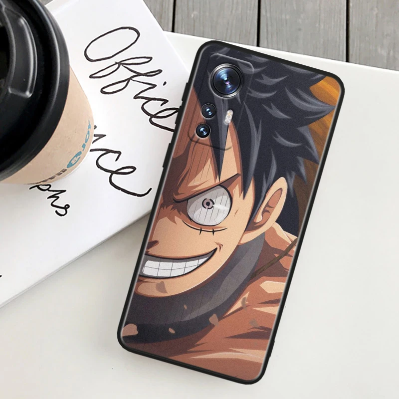 Japan Anime O-One Piece For Xiaomi Mi 10T 10S 9T 9 SE 8 A3 A2 A1 6X 5X CC9E Note 10 Lite Pro Mix 3 Black Soft Phone Case