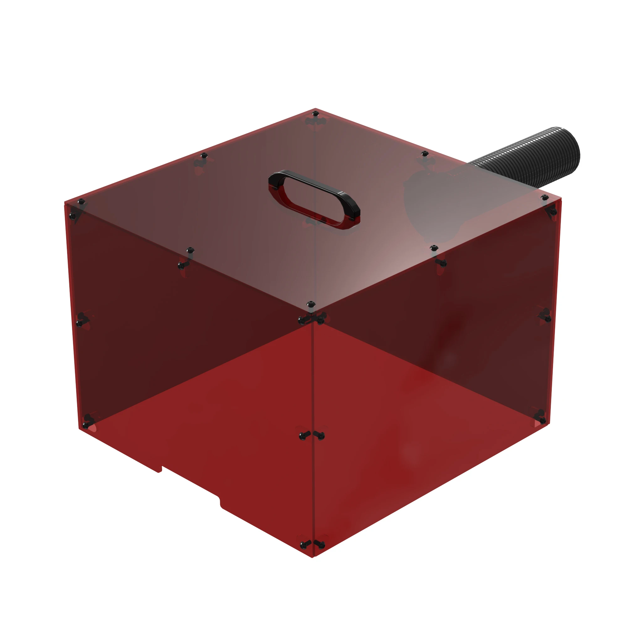 Obudowa laserowa ACMER S1 mini, osłona ochronna laseru, wentylacja, pyłoszczelna, ognioodporna, wodoodporna, pokrowiec ochronny na S1 2.5/3.5/6W — zdjęcie 2