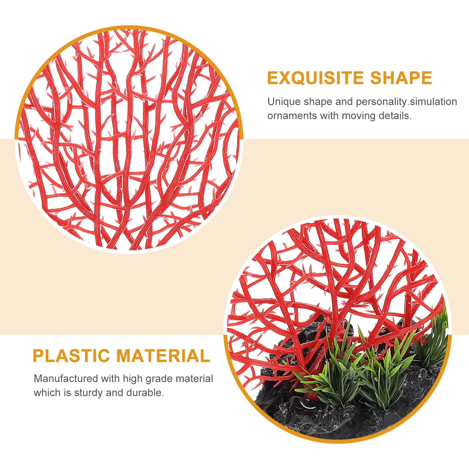 Simulación de Coral Artificial, decoración de plato de Sushi, adorno de plato frío, decoración de plato de servicio, accesorios de Sashimi para Hotel