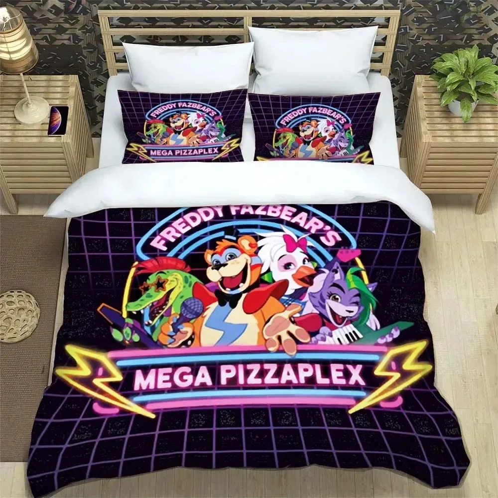 F-Five-Nights At Freddy´s FNAF Bedding Sheet Set King Twin Double Boys Bedding Mircofiber or Polyester Duvet Cover