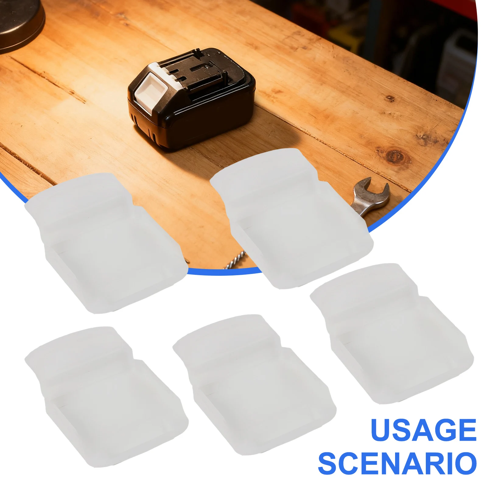 Compatible With BL1830 Compatible With BL1840 Compatible With BL1850 Battery Protection Dust Shield 94mmx61mmx25mm