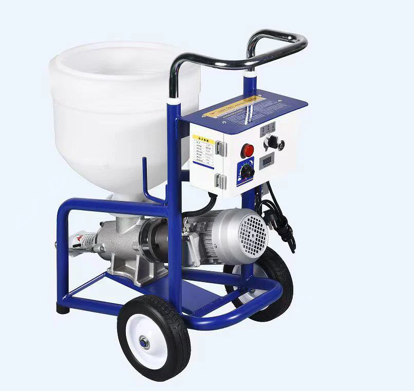 Real Stone Paint, Automatic Gypsum Putty Powder Spraying Machine, Anti Cracking Mortar Thick Fireproof Coating Spray Gun 220V