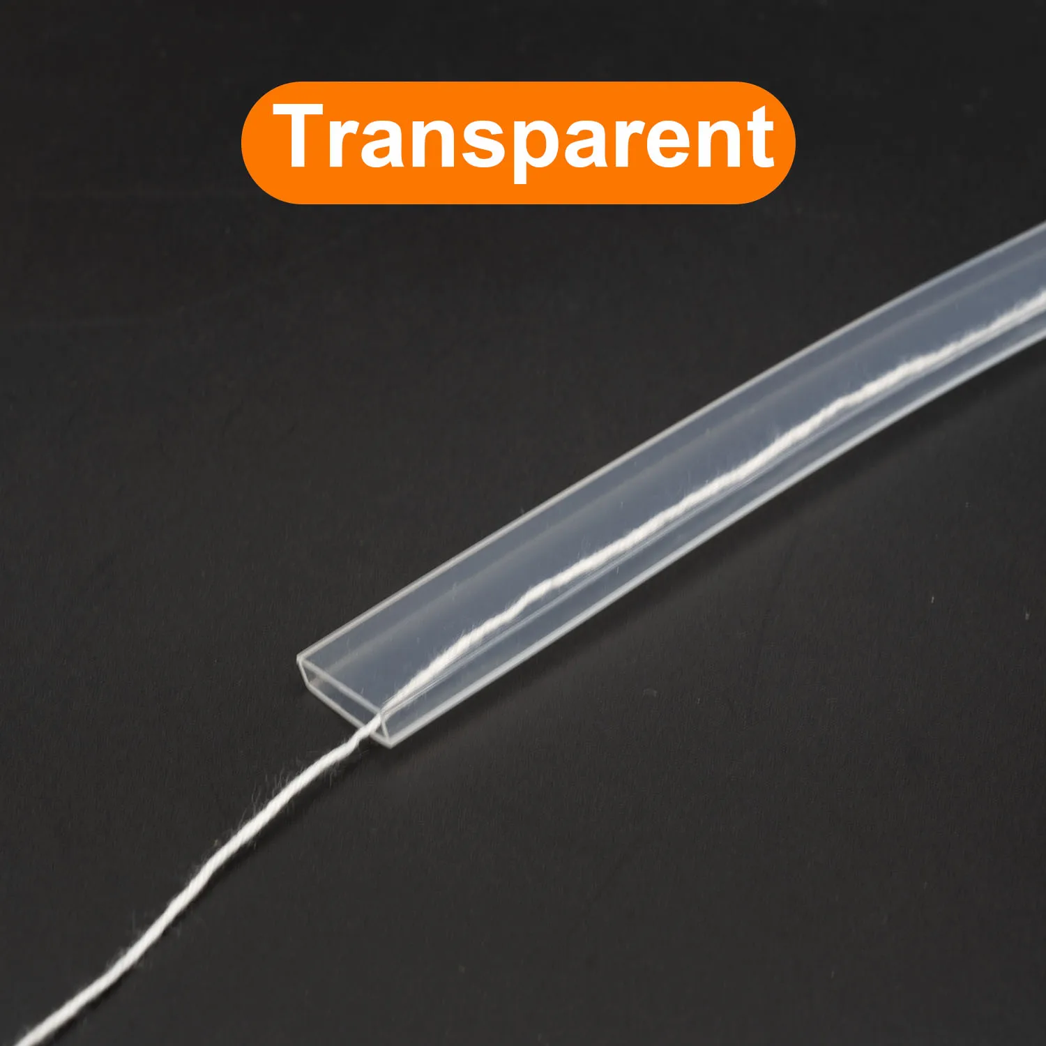 8/10/12mm Black/Transparent/Milky White LED Silicone Tube Waterproof Flexible Protection Cover Fit WS2812B WS2811 Strip Light