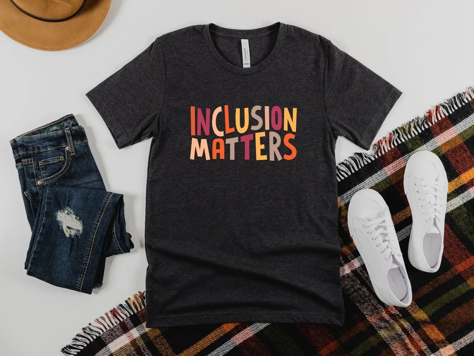 Inclusion Matters T Shirt Autism Awareness Neurodiversity Special Education Mom Dyslexia Mindfulness