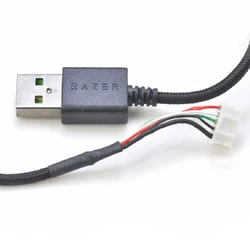 Replacement Mouse USB Cable for Razer Viper Wired Gaming Mouse USB Charging Nylon Braided Cable Cord for Razer Viper Mini Deatha