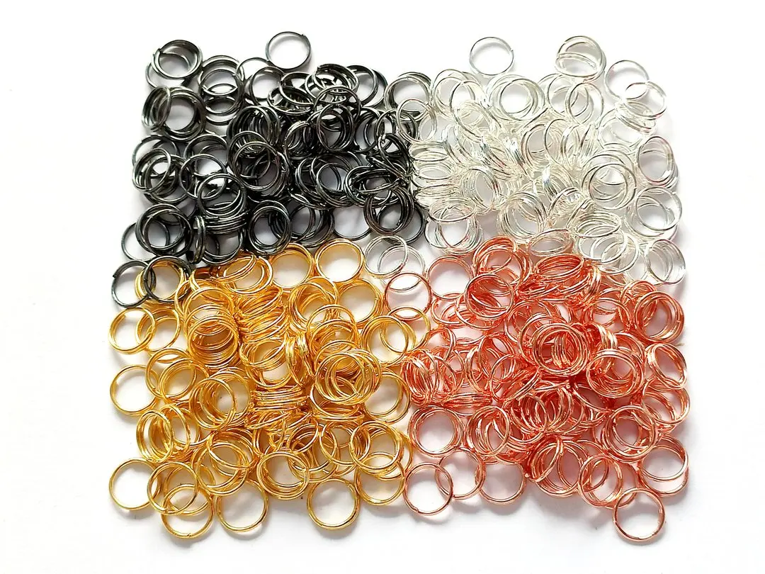 

1000PCS Split Rings of 4 colors in 8MM