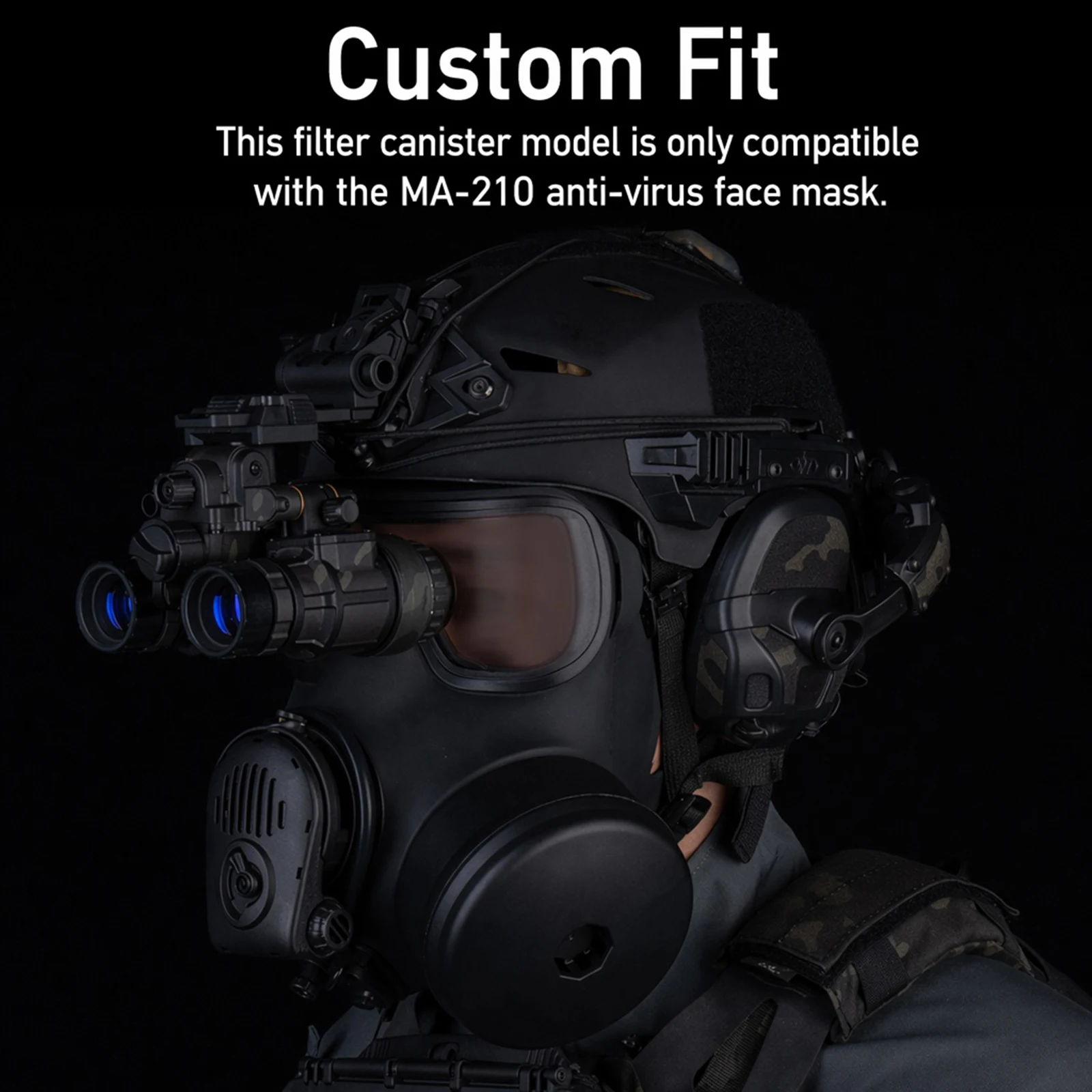 FM53 Tempat Filter Masker Gas  - Prop En Cosplay ulasan dan harga