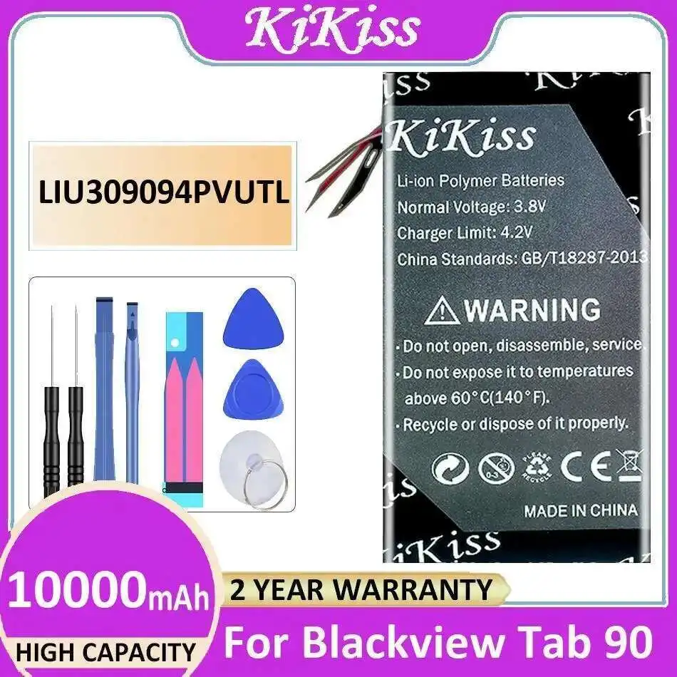 

10000Mah For Blackview Tab 90 Tablet Battery Fast Charging LIU309094PVUTL Long-Lasting
