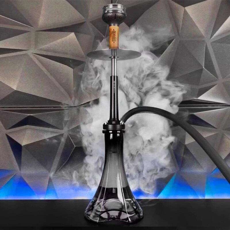 High-end Electronic Hookah-border New LED Screen Electronic Vaporizer Large Smoke Intelligent Hookah