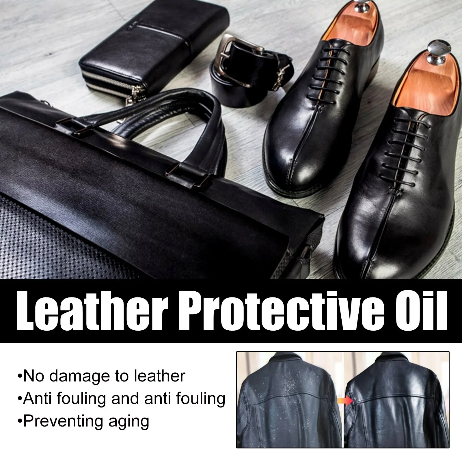 Leather Care Spray Anti Fading Crack Color Restorer Shoes Coat Sofa Bag Furniture Polsihing Nourishment Leather Maintenance Oil