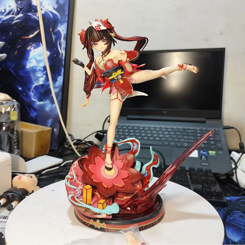 

28cm Star Rail Figure Sparkle Hanabi Anime Girl Pvc Action Figure Toy Gk Game Statue Adult Collection Model Doll Gift