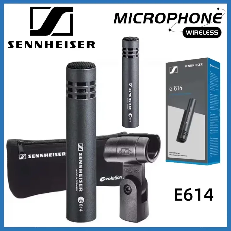 Micrófono de Condensador Hipercardioide Sennheiser Evolution Serie 600 E614 para Instrumentos de Viento y Cuerda
