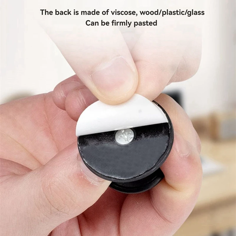 Non-Perforation-Free Dual-Use Wardrobe Handles Bedside Table Desk Cabinet Mini Handles Come With Adhesive