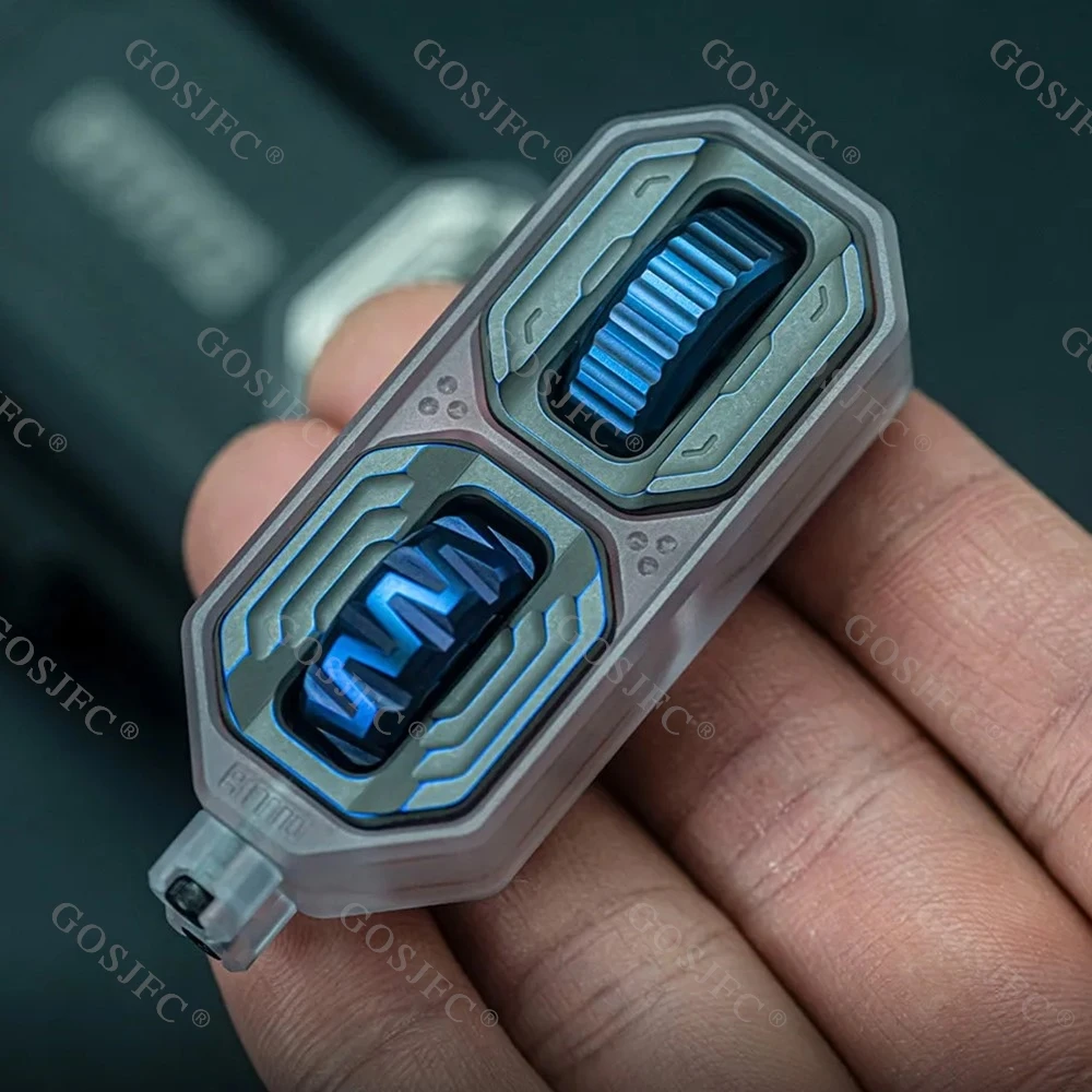 الذخيرة EDC GRAGKER-M الفقرة المغناطيسية اسئلة تململ سبينر التيتانيوم ألعاب متململة للبالغين لعبة لتخفيف التوتر #5