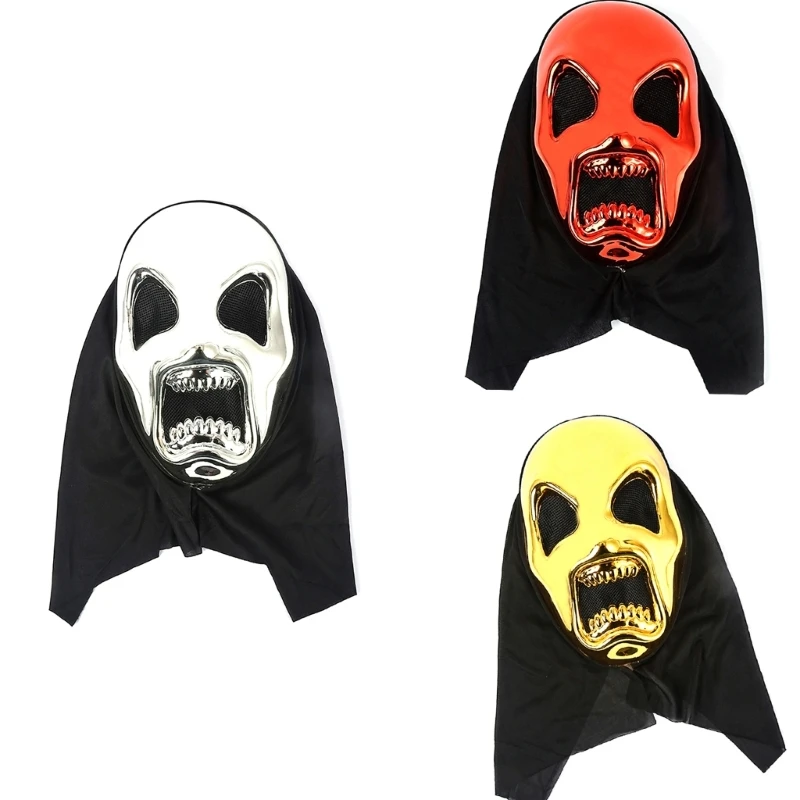 

Halloween Skull Mask Comfortable to Wear Skull Headgear Adult Skull Mask For Women Man Halloween Dress up Cosplay Event