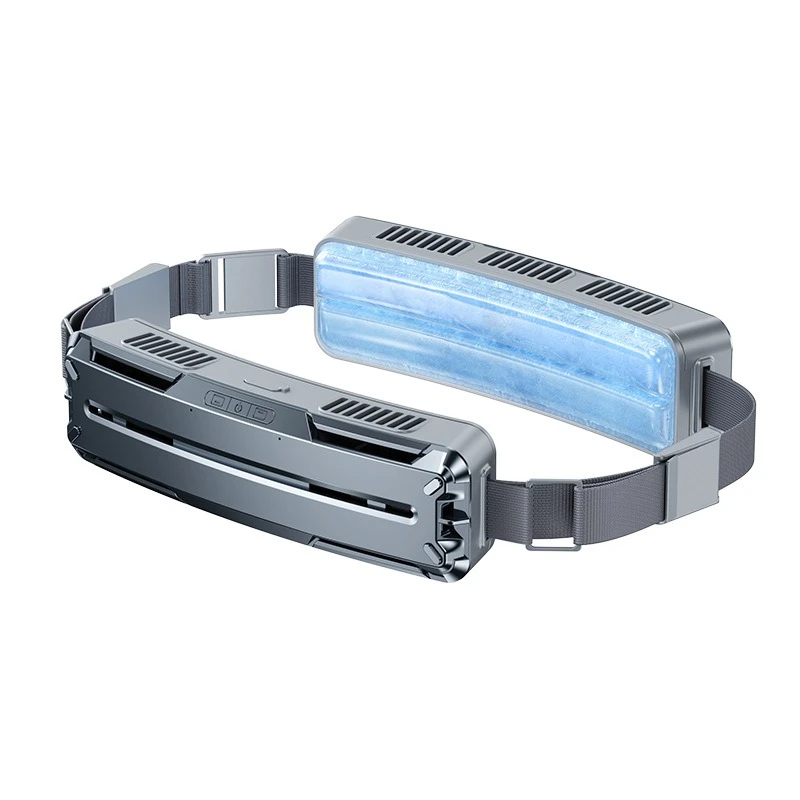 

Ice belt fan Outdoor sports cooling small fan