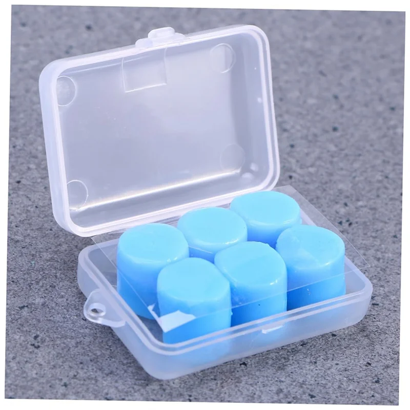 سدادات أذن مقاومة للماء من نوع طين السيليكون الصغيرة اللطيفة من ABHS للسباحة في الاستحمام، تصميم مرن ومتين