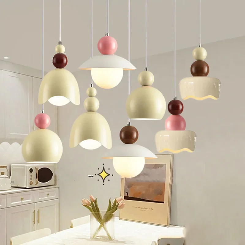 

E27 Led Creative Pendant Light Modern Round Ball Dining Chandelier Iron G9 Indoor Lighting Lamps for Living Room Hoom Decor