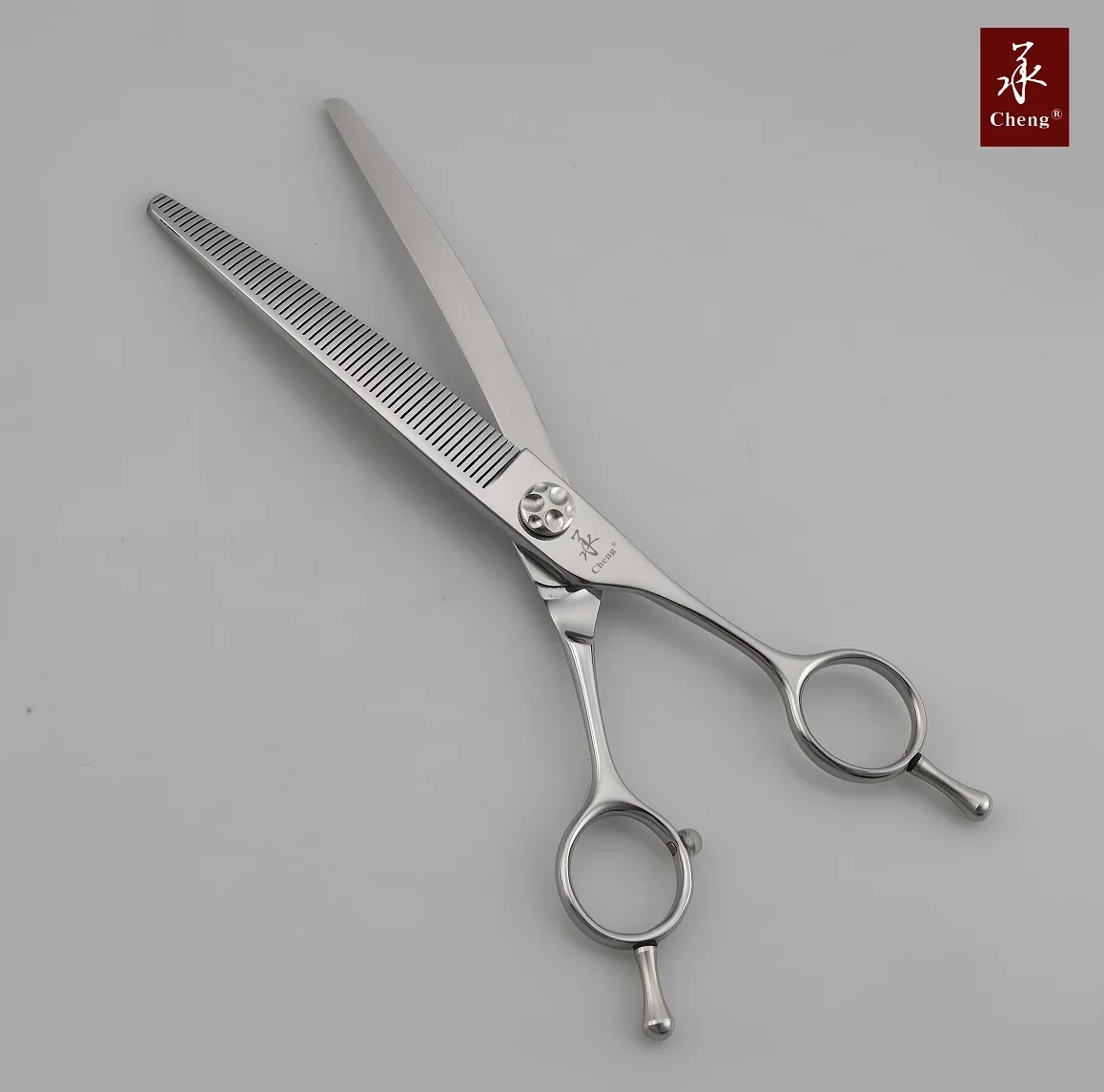 H-7057TQ new  cutting scissors in Japan 440C steel professional Curved tooth pet dog grooming scissors YONGHE CHENG