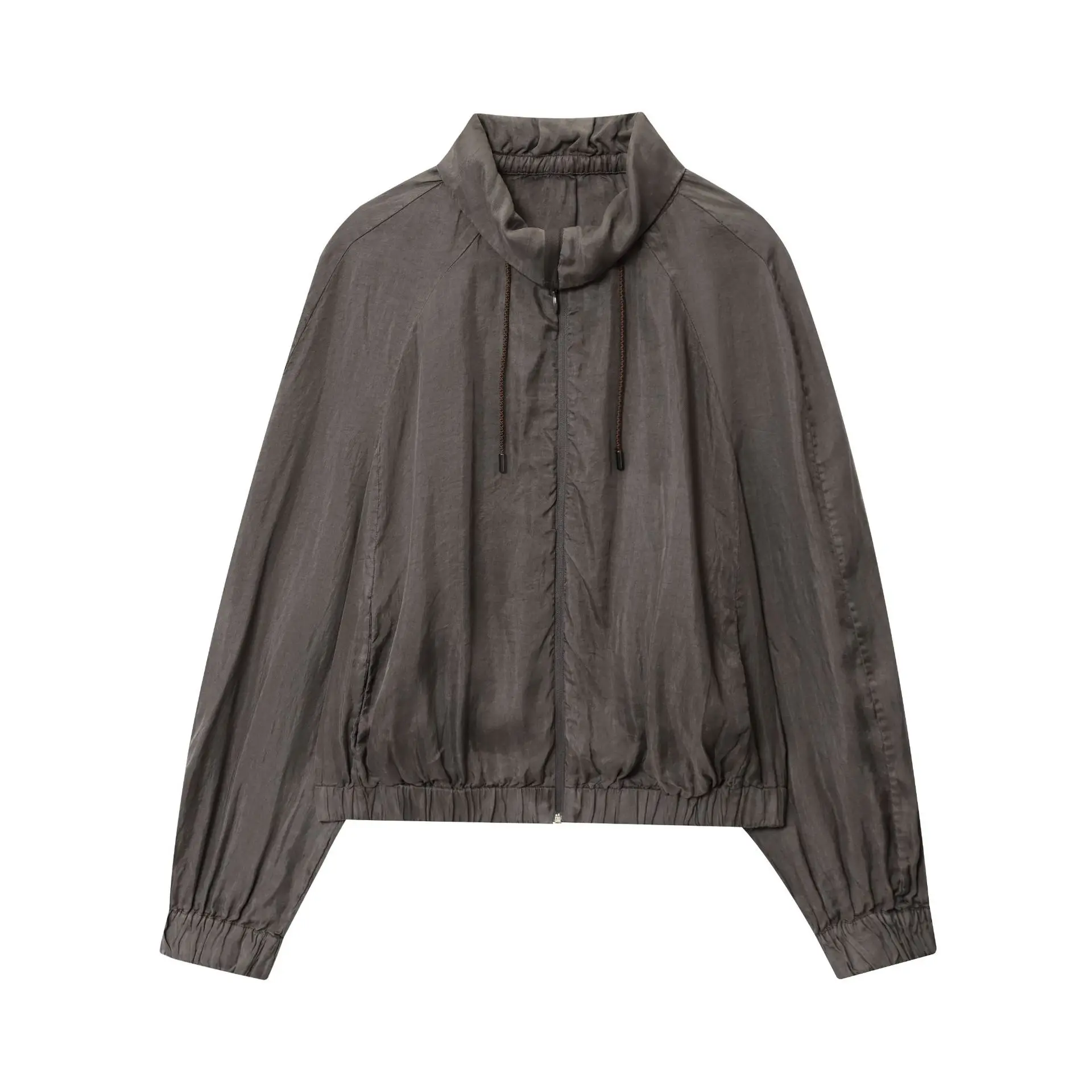 

Fall New Style European And American Series Pilot Jacket Coat Drapey Women's Top Outerwear Fashion Elegant Casual