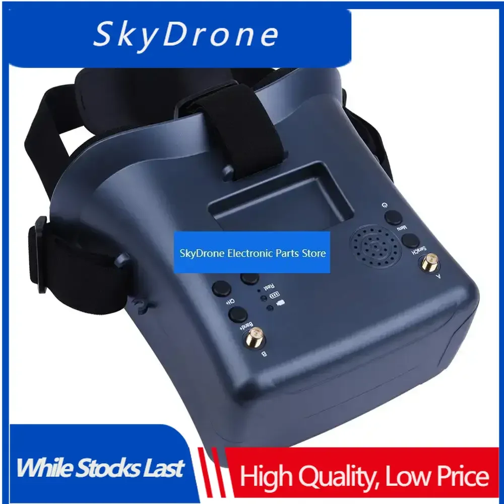 SkyDElLS008D 5.8G 40CH 4.3 Inch FPV Diversity Goggles Video 2000mA Built-in Battery For RC Multicopte